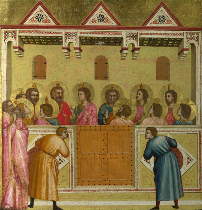 乔托·迪·邦多纳（Giotto di Bondone）高清作品-五旬节Pentecost