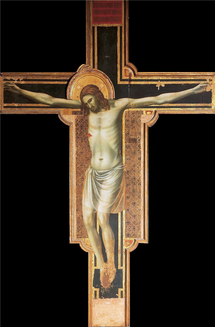 乔托·迪·邦多纳（Giotto di Bondone）高清作品-十字架the crucifix 1310年