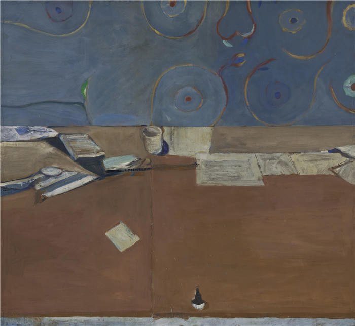 理查德·迪本科恩(Richard Diebenkorn)高清作品-大型静物1963Large Still Life