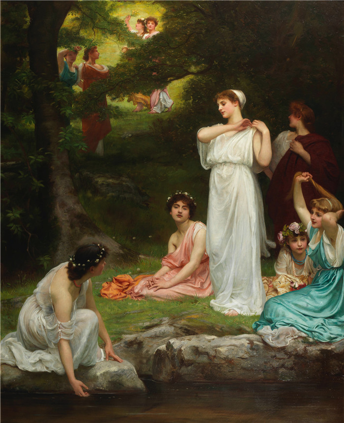 卡尔德隆（ Philip Hermogenes Calderon）高清作品-欢乐的夏天