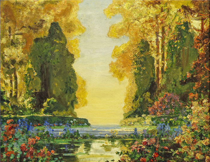 托马斯·埃德温·莫斯汀（Thomas Edwin Mostyn）作品-秋天的歌A Song of Autumn 2