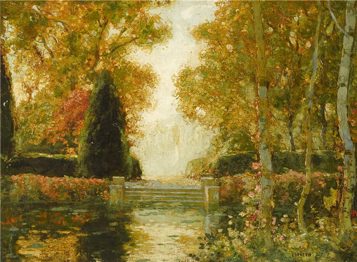 托马斯·埃德温·莫斯汀（Thomas Edwin Mostyn）作品-清晨的荣耀