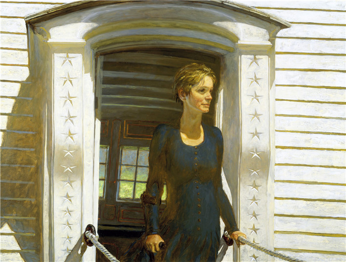 杰米‧怀斯(Jamie Wyeth)油画作品-南方之光1994年