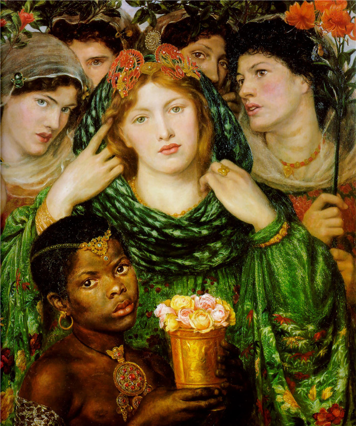 罗塞蒂（Dante Gabriel Rossetti）高清作品-挚爱