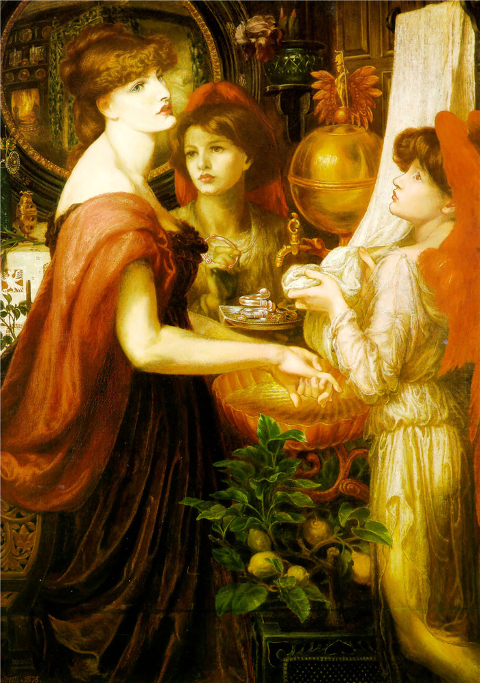 罗塞蒂（Dante Gabriel Rossetti）高清作品-美丽的手