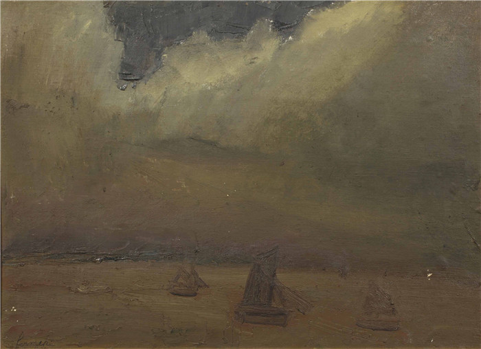 康斯坦特·普瑞迈克（Constant Permeke）作品-海洋marine-7