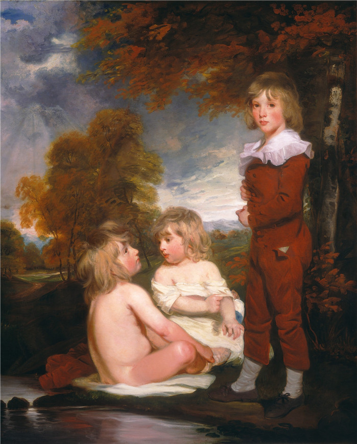 约翰·霍普纳（John Hoppner）作品-《霍普纳的孩子》（1791 年）