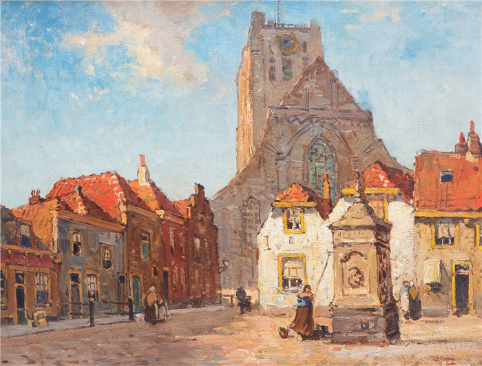 本·维格斯( Ben Viegers )高清作品-教堂The Grote or Sint-Catharijne church in Den Briel