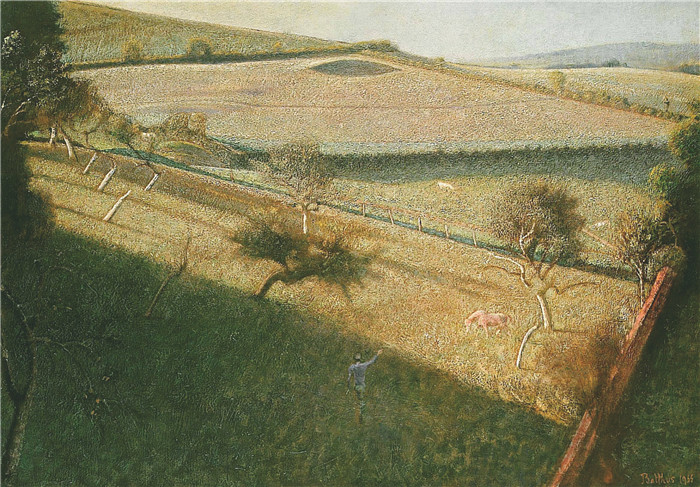 巴尔蒂斯(Balthus)高清作品-绿树成荫的美景（三角地）