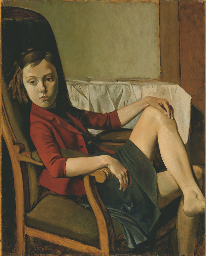 巴尔蒂斯(Balthus)高清作品-泰雷斯2