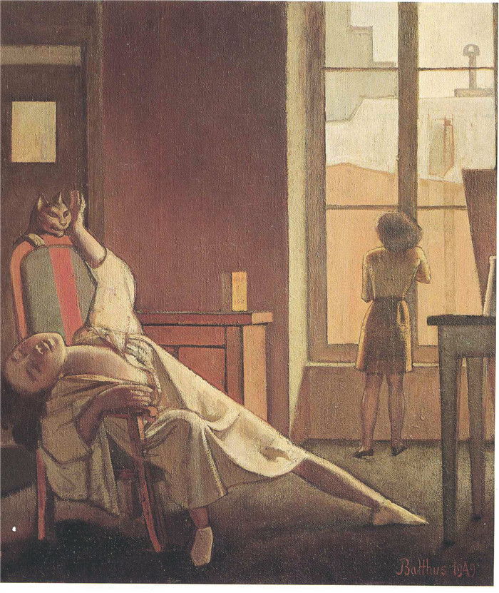 巴尔蒂斯(Balthus)高清作品-一周有四个星期四