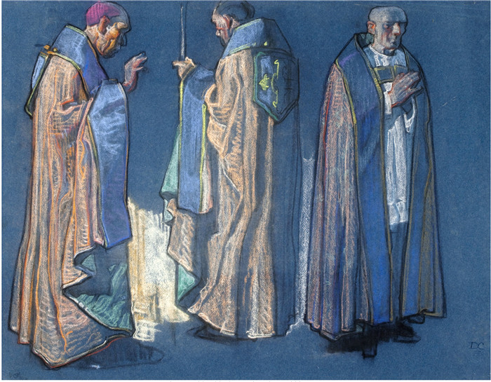 迪恩·康威尔（Dean Cornwell）作品-宗教人物研究