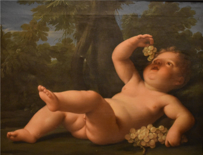 《巴克斯·班比诺》弗朗西斯切尼(Marcantonio Franceschini)作品- Bacco bambinoBacco bambino, Museo Davia Bargellini