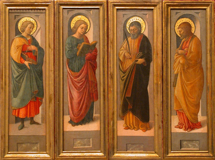 《四位男圣徒》菲利皮诺·利皮（Filippino Lippi）作品
