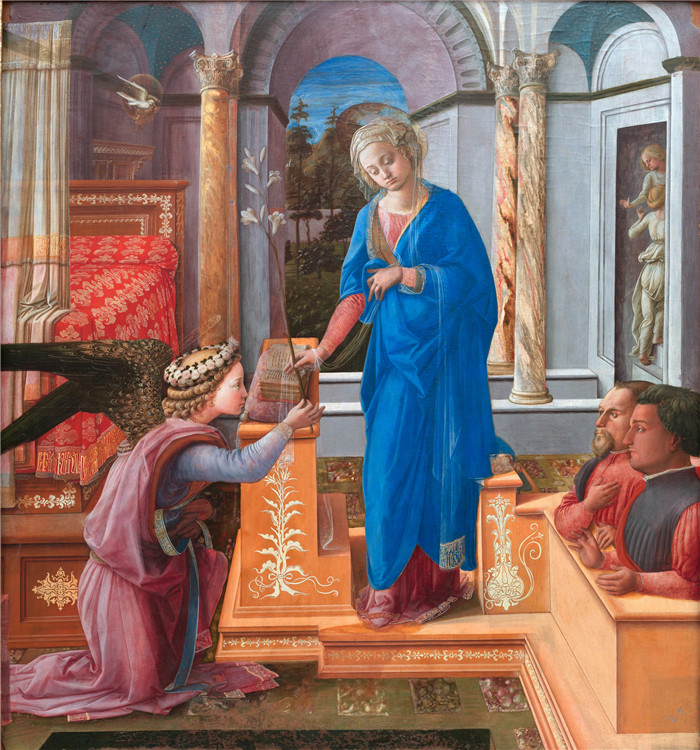 菲利皮诺·利皮（Filippino Lippi）作品-天使报喜002
