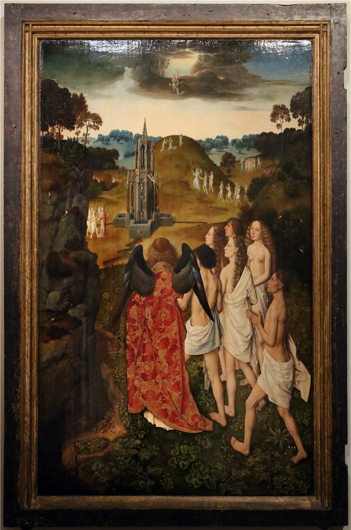 德克·布茨（Dirk Bouts）作品-当选者的上升（或人间天堂），1450年