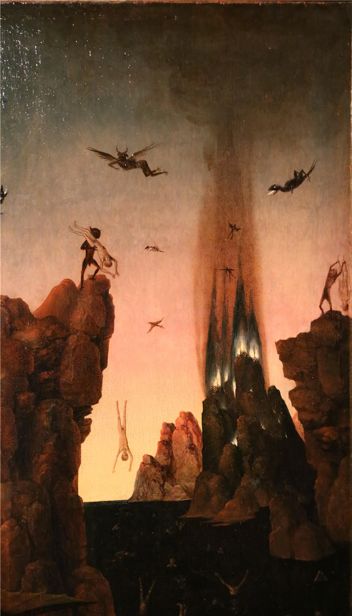 德克·布茨（Dirk Bouts）作品-地狱的陷落，1450年