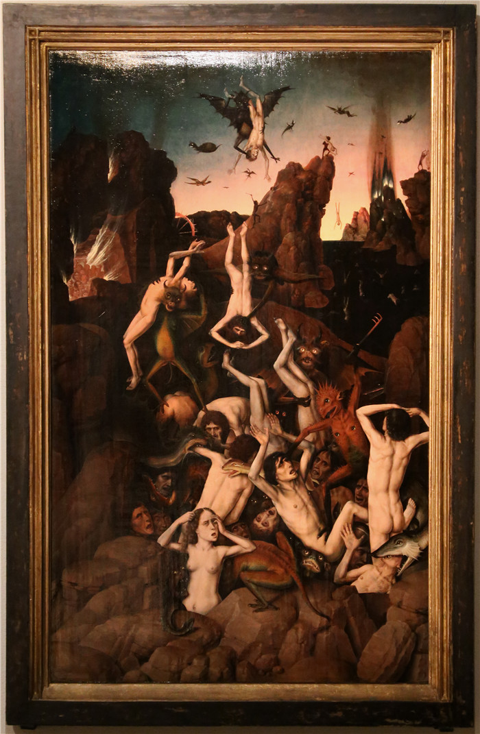 德克·布茨（Dirk Bouts）作品-地狱的陷落，1450年-1