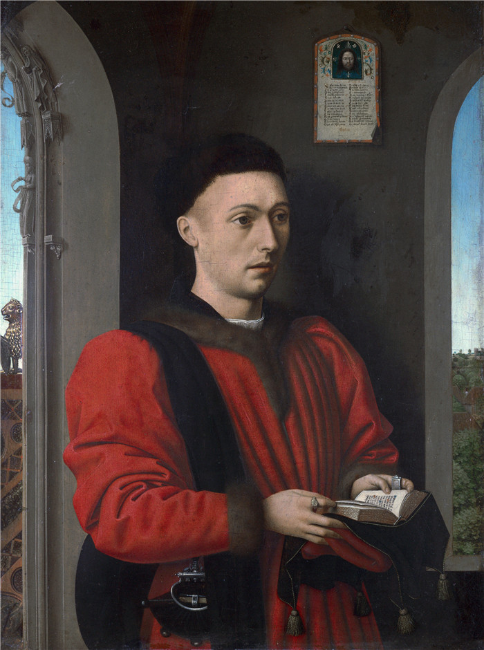 彼得鲁斯·克里斯特斯（Petrus Christus）作品-青年肖像