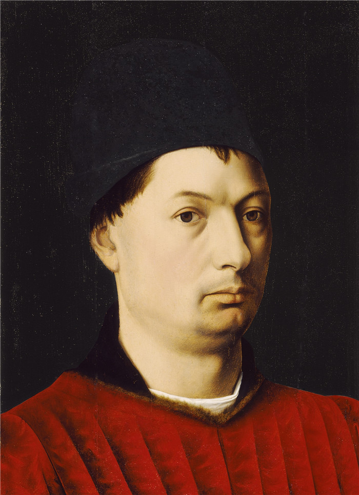 彼得鲁斯·克里斯特斯（Petrus Christus）作品-男人的肖像