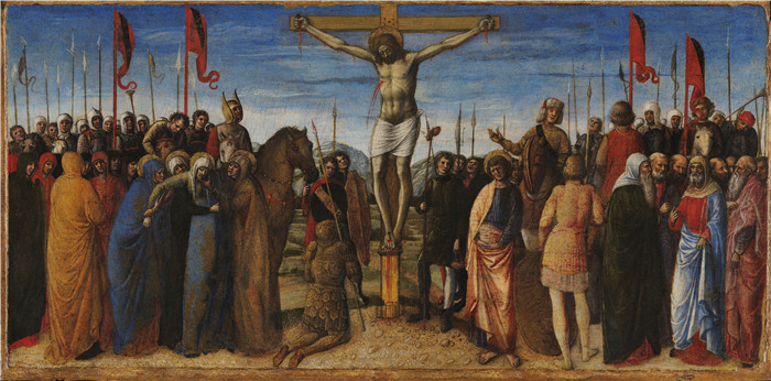 雅各布·贝里尼（Jacopo Bellini）作品-受难记The Crucifixion, 1450
