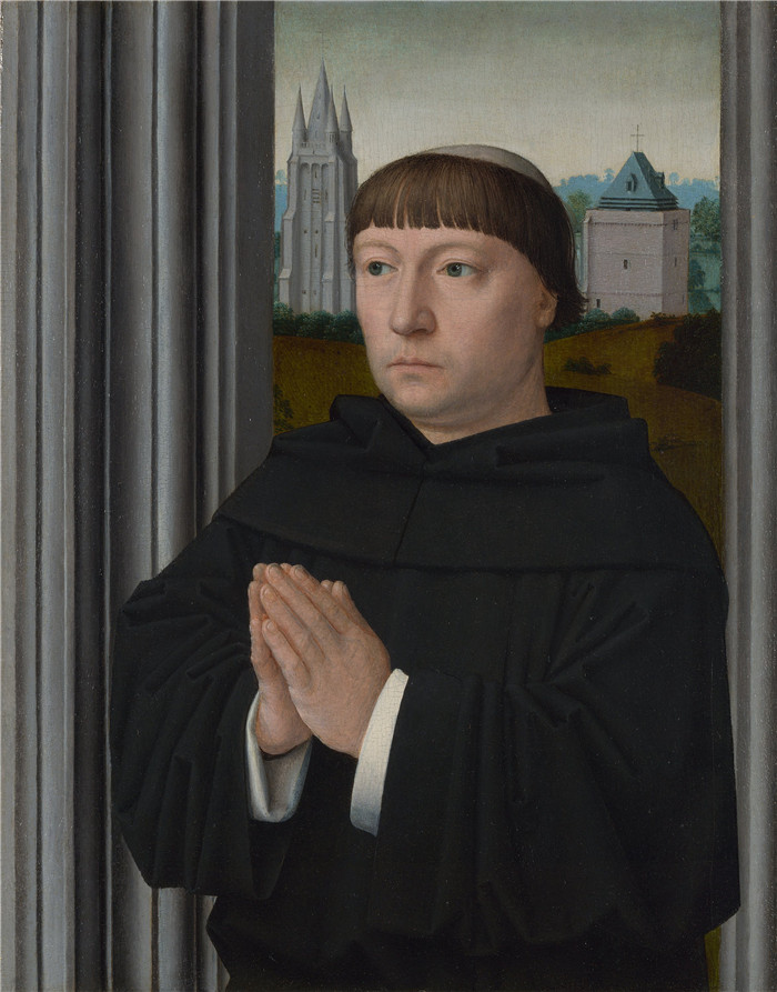 杰拉德·大卫（Gerard David）作品-奥古斯丁修士祈祷