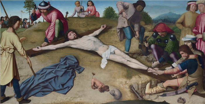 杰拉德·大卫（Gerard David）作品-基督被钉在十字架上