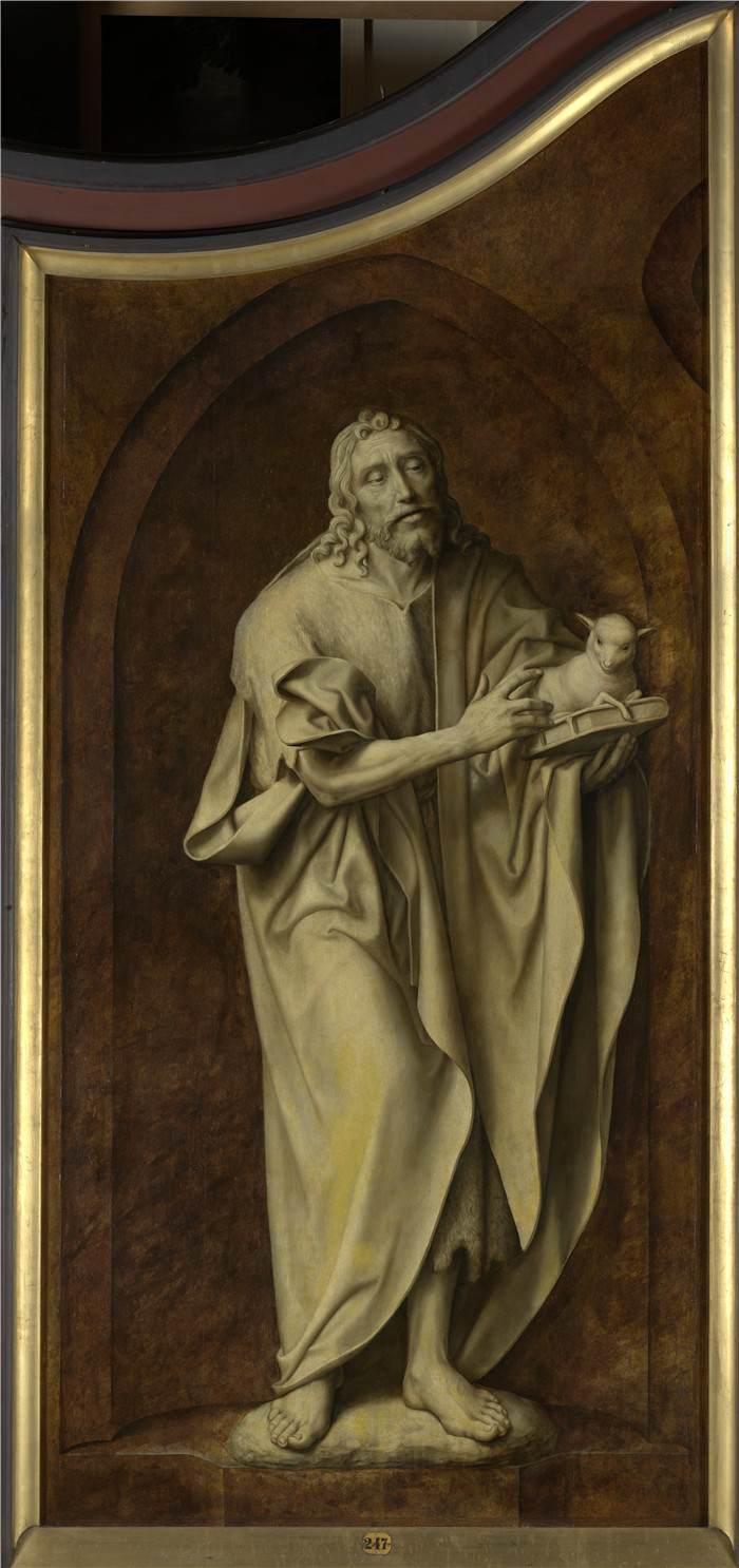 昆腾·梅西斯（Quinten Massijs）作品-施洗者圣约翰，Saint John the Baptist