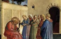 弗拉·安杰利科（Fra Angelico，意大利，1400-1455）作品-施洗者圣约翰的命名