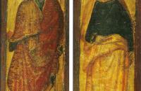 詹蒂莱·达·法布里亚诺(Gentile da Fabriano，意大利)作品-St. James the Greate 和 St. Peter，polyptych Sandei Collection