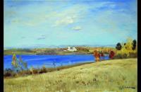 艾萨克·伊里奇·列维坦（ Isaac Ilyich Levitan） ——《秋天，河，1898-1899》作品欣赏