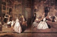 让-安托万·华托（Jean-Antoine Watteau），法国人-《Gersaint 的少尉》作品欣赏