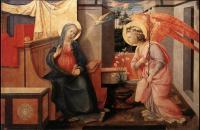 菲利波·里皮（Filippo Lippi ，1406-1469，意大利画家）作品-报喜 2