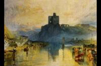 约瑟夫·马洛德·威廉·特纳（Joseph Mallord William Turner）-诺勒姆城堡（1823）水彩