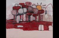 菲利普·古斯顿 (Philip Guston)作品-乘以, 1972年