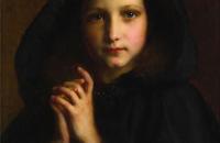 艾蒂安·阿道夫·皮特（ETIENNE ADOLPHE PIOT）（法国，1850年-1910年）-一个女孩的肖像 作品欣赏