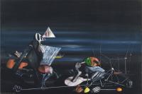 前1000幅世界名画-《慢慢向北走》 伊夫·坦吉（Yves Tanguy）作品