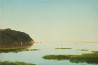 阿尔伯特·<font color='red'>比尔施塔特</font>（Albert Bierstadt）高清油画-海边渔船