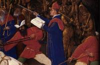 让·福凯（Jean Fouquet，法国画家，1420-1481）作品-《使徒接受他们的使命》