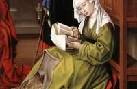 罗吉尔·范德韦登（Rogier van der Weyden，荷兰画家，1399 - 1464 年）作品-抹大拉的阅读