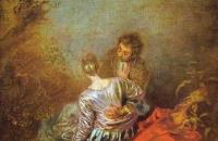 让-安托万·华托（Jean-Antoine Watteau），法国人-《失误》作品欣赏