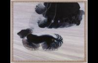 贾科莫·巴拉（Giacomo Balla）-Dinaismo di un cane al guinzaglio（拴狗的活力），1912年油画 意大利