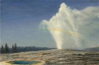 阿尔伯特·<font color='red'>比尔施塔特</font>（Albert Bierstadt）高清油画-Old Faithful