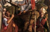 乔凡尼・贝里尼(Giovanni Bellini，意大利，1430-1516 年）-圣杰罗姆、圣克里斯托弗和圣奥古斯丁