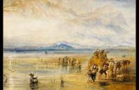 约瑟夫·马洛德·威廉·特纳（Joseph Mallord William Turner）-兰开斯特金沙1828水彩