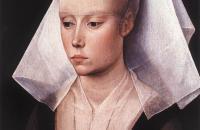 罗吉尔·范德韦登（Rogier van der Weyden，荷兰画家，1399 - 1464 年）作品-一个女人的肖像