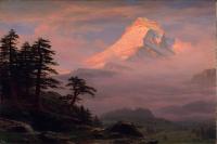 阿尔伯特·<font color='red'>比尔施塔特</font>（Albert Bierstadt）–马特宏峰日出 作品