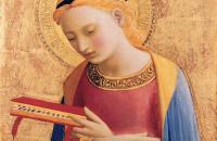 弗拉·安杰利科（Fra Angelico，意大利，1400-1455）作品-圣母玛利亚宣告