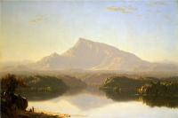 阿尔伯特·<font color='red'>比尔施塔特</font>（Albert Bierstadt）高清油画-山林湖泊景观