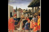 弗拉·安杰利科（Fra Angelico，意大利，1400-1455）作品-圣尼古拉斯的故事：三个无辜者的解放